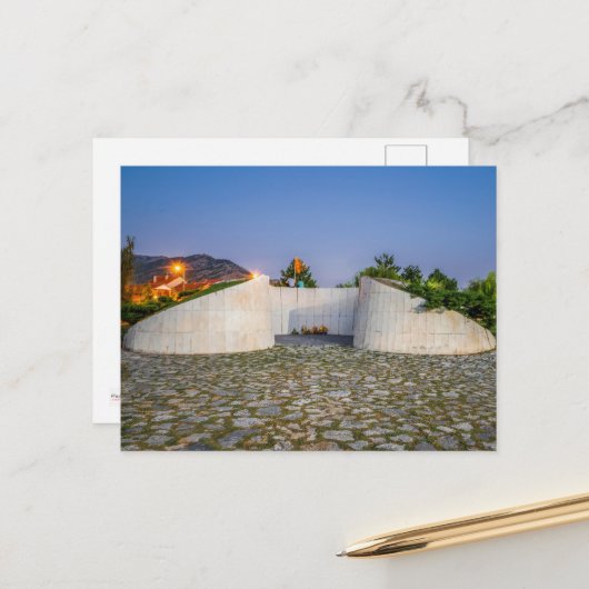 Postale Monte des non battus, Prilep, Macédoine Carte post (Devant/Arrière en situation)