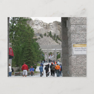 Postale Monument du Mont Rushmore, Dakota du Sud, Carte po