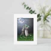 Postale Moon Waltz - Anniversaire Carte de grenouilles (Debout devant)