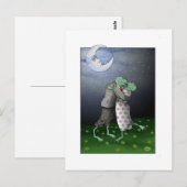 Postale Moon Waltz - Anniversaire Carte de grenouilles (Devant / Derrière)