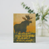 POSTALE MOOSE AT SUNSET ~ UPPER PENINSULA VOYAGE CARTE POS (Debout devant)