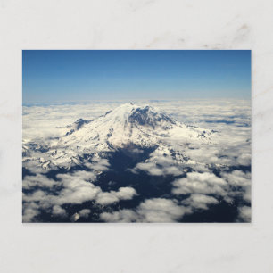 Postale Mount Rainier, Washington, Vue aérienne, Carte pos