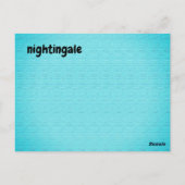 Postale n - carte flash nocturne (Dos)
