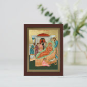 Postale Nativité de la carte de prière Theotokos (Debout devant)