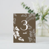 Postale Nature romantique / Carte de table (Debout devant)