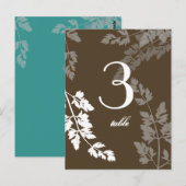 Postale Nature romantique / Carte de table (Devant / Derrière)