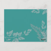 Postale Nature romantique / Carte de table (Dos)