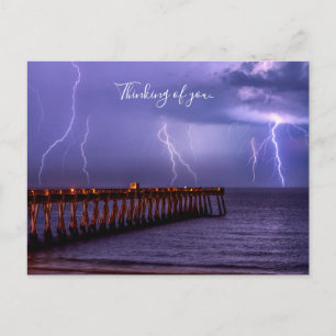 Postale Navarre Florida Lightning Penser De Vous Carte Pos