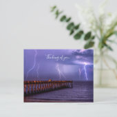 Postale Navarre Florida Lightning Penser De Vous Carte Pos (Debout devant)