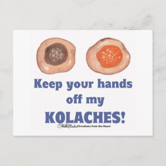 Postale Ne touchez pas à ma carte KOLACHACHES !