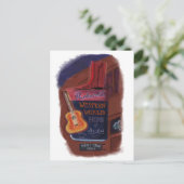 Postale Néon sur Broadway Nashville Tennessee - carte (Debout devant)