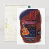 Postale Néon sur Broadway Nashville Tennessee - carte (Devant / Derrière)