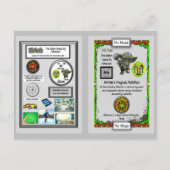 Postale Nirtak Présente la Carte à Collectionner Nihonium (Dos)