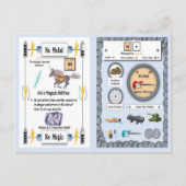 Postale Nix - Carte de jeu Unicorn Nickel Horn (Devant)