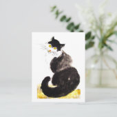 Postale No.06 * Katzen-Kunst-Postkarte * Carte Cat-Art-Pos (Debout devant)