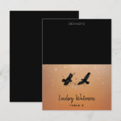 Postale Nom du client Carte de table imprimée Ravens Hallo (Devant / Derrière)