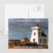 Postale North Rustico Light, Île-du-Prince-Édouard Carte p (Devant / Derrière)