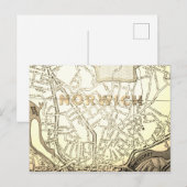 Postale Norwich, TC Carte Vintage (Devant / Derrière)