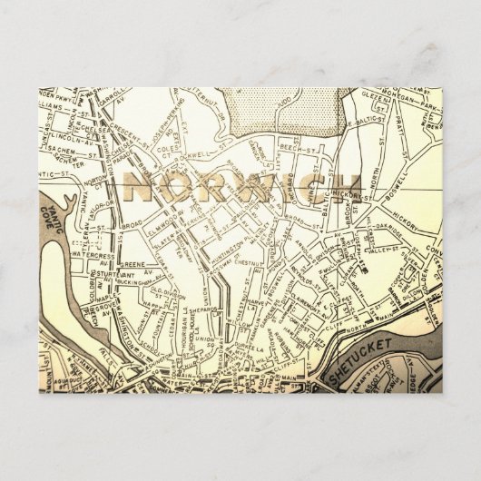 Postale Norwich, TC Carte Vintage (Devant)