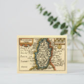 Postale Nottinghamshire Comté Angleterre Ancienne carte An (Debout devant)