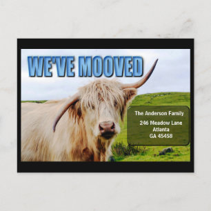 Postale Nous avons déménagé Carte d'annonce de déplaceme