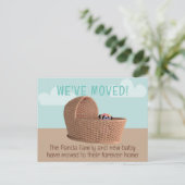 Postale Nous avons déplacé Panda Moving Faire-part carte p (Debout devant)