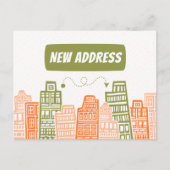 Postale Nous avons déplacé une nouvelle carte de faire-par (Devant)