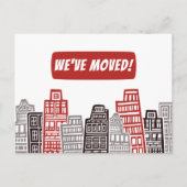 Postale Nous avons déplacé une nouvelle carte de faire-par (Devant)