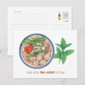 Postale Nous Sommes Pho-Mint À Être Carte (Devant / Derrière)