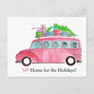Postale Nouveau carte photo personnalisable Home
