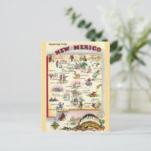 Postale Nouveau-Mexique carte illustrée (Debout devant)