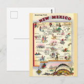Postale Nouveau-Mexique carte illustrée (Devant / Derrière)
