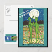 Postale Nouveau-Mexique Roswell Aliens Fun Designer Carte  (Devant / Derrière)