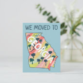 Postale NOUVELLE ADRESSE DE MAISON GEORGIE Carte illustrée (Debout devant)