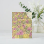 Postale Nouvelle Carte De La Géorgie (Debout devant)