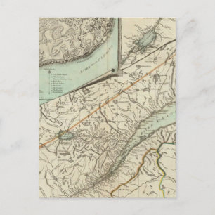 Postale Nouvelle carte de la province de Québec