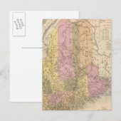 Postale Nouvelle carte du Maine (Devant / Derrière)