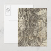 Postale Nouvelle carte géographique et de section de l'Oue (Devant / Derrière)