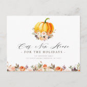 Postale NOUVELLE MAISON DE VACANCES, carte de vœux de reme (Devant)