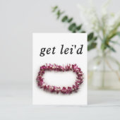 Postale Obtenez la carte de voeux Lei'd (Debout devant)