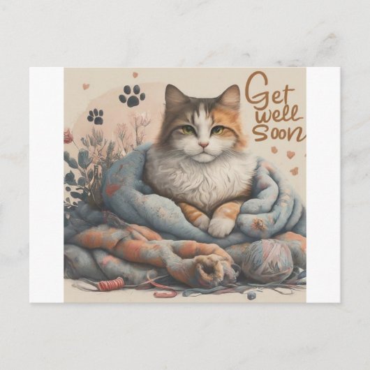 Postale Obtenir la carte well (Devant)