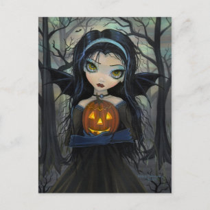Postale Octobre Woods gothique Vampire Halloween Carte pos