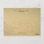 Postale OEufs de carte de recette (Dos)