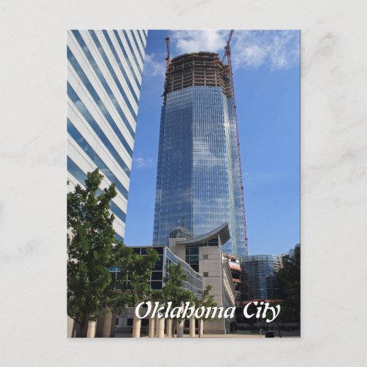 Postale Oklahoma City, Devon Tower Construction Carte post (Devant)