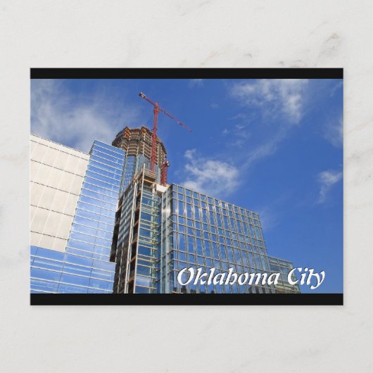 Postale Oklahoma City, Devon Tower Construction Carte post (Devant)