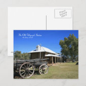 Postale Old Telegraph Station, Alice Springs - Carte posta (Devant / Derrière)