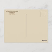 Postale Old Wagon À L'Automne Sur La Prairie - Carte Posta (Dos)