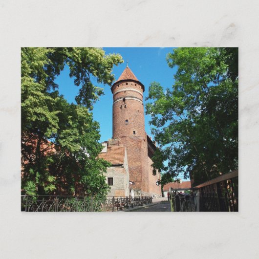 Postale Olsztyn Château médiéval gothique II - carte posta (Devant)