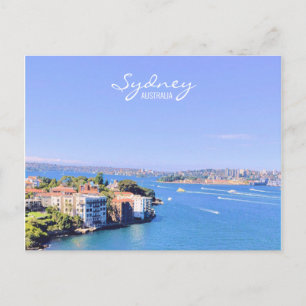 Postale Opera House Sydney Vue sur l'eau du port Carte pos