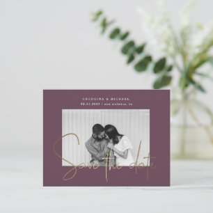 Postale or script une photo enregistrer la date carte post